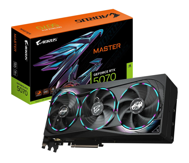 Gigabyte GeForce RTX 5070 AORUS Master 12GB GDDR7 DLSS5 - 1309820 - zdjęcie